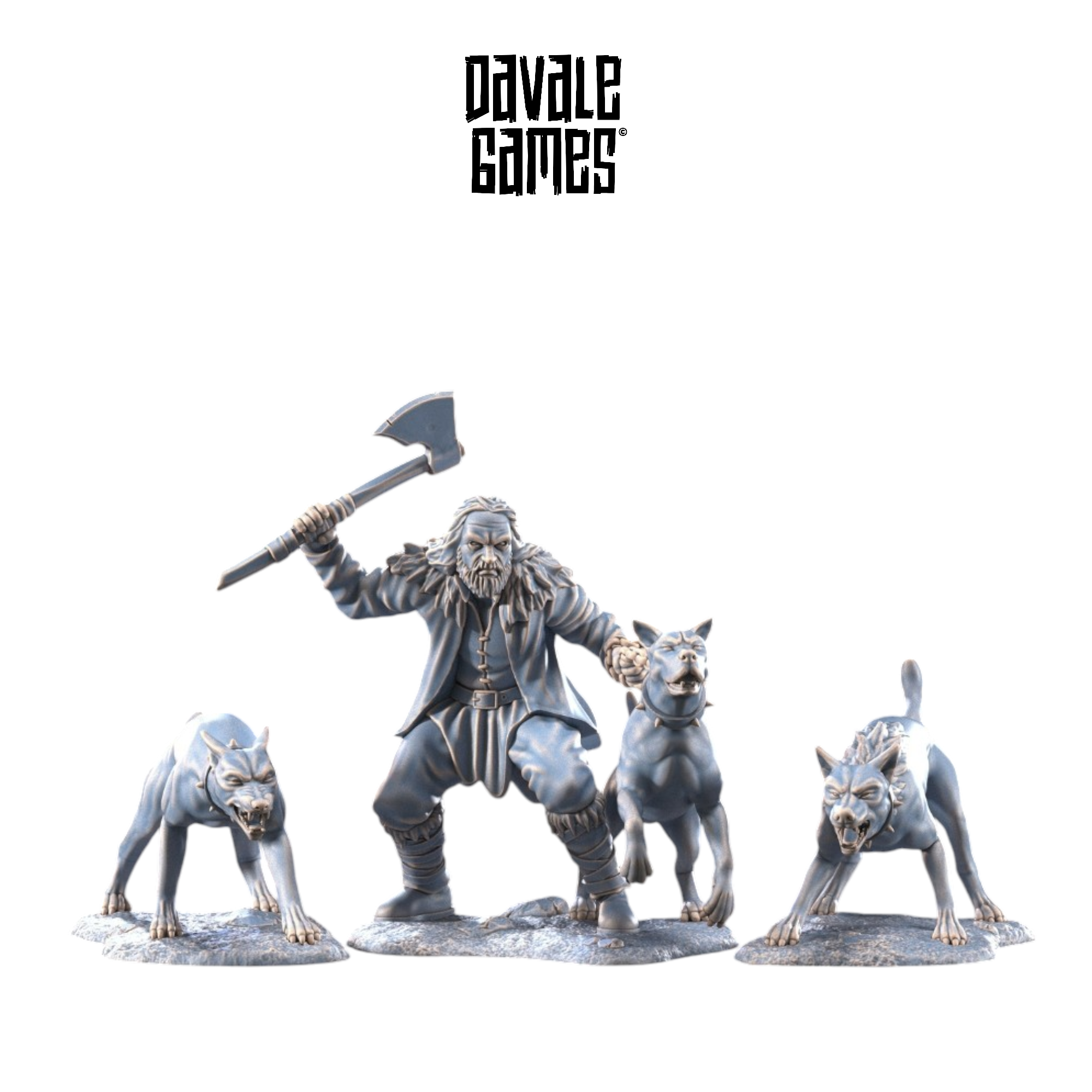 Dog Trainer with Dogs